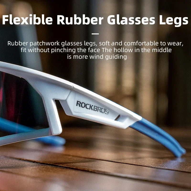 ROCKBROS Cycling Glasses Photochromic Sunglasses Men Women UV400 Protection Goggles Fishing Hiking Eyewear Cycling Glasses