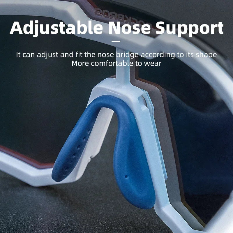 ROCKBROS Cycling Glasses Photochromic Sunglasses Men Women UV400 Protection Goggles Fishing Hiking Eyewear Cycling Glasses