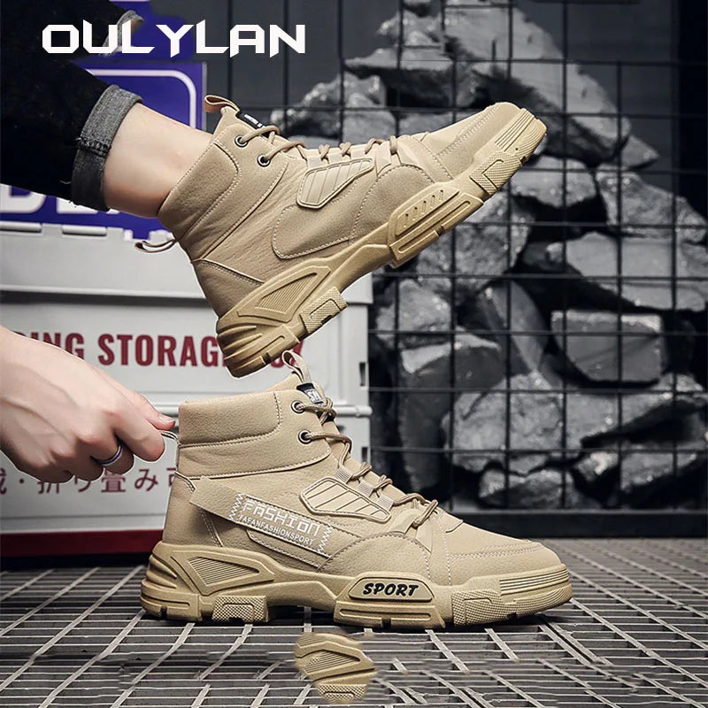Men's Spring Leather Boots