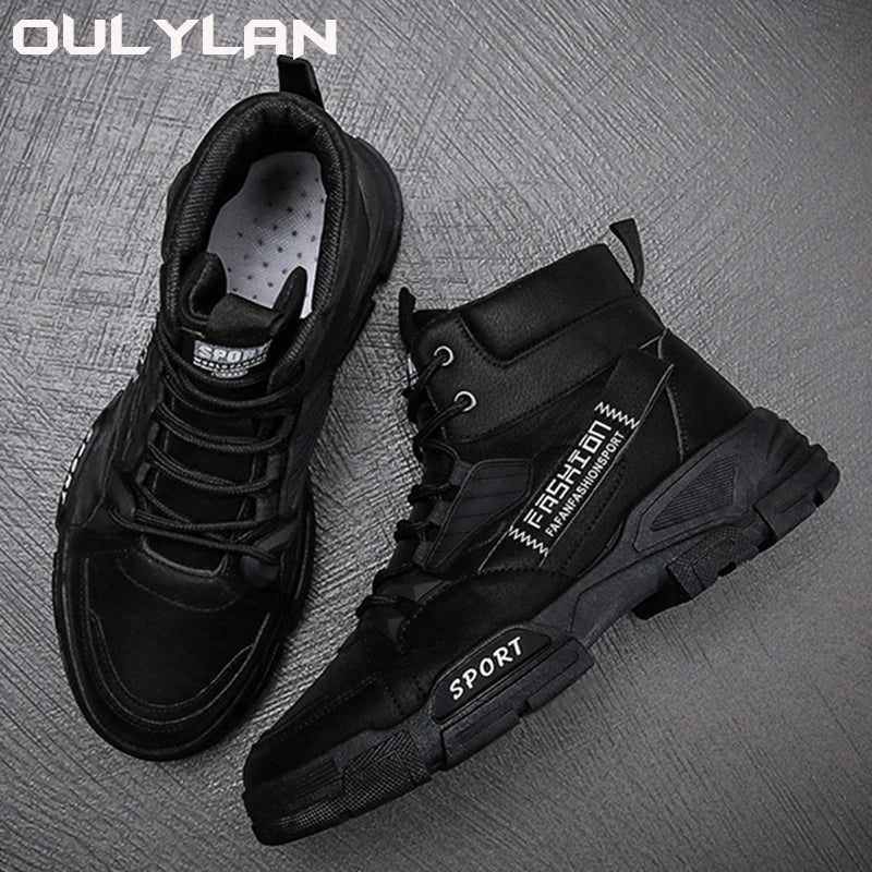 Men's Spring Leather Boots