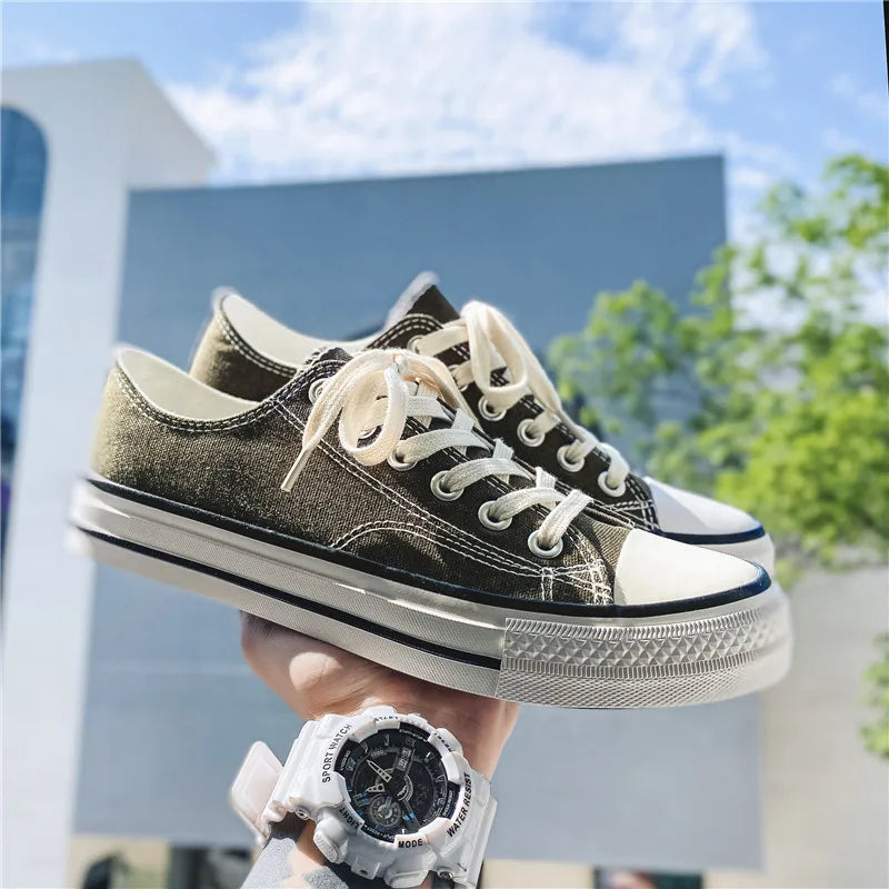 Retro 1970s Canvas Sneakers