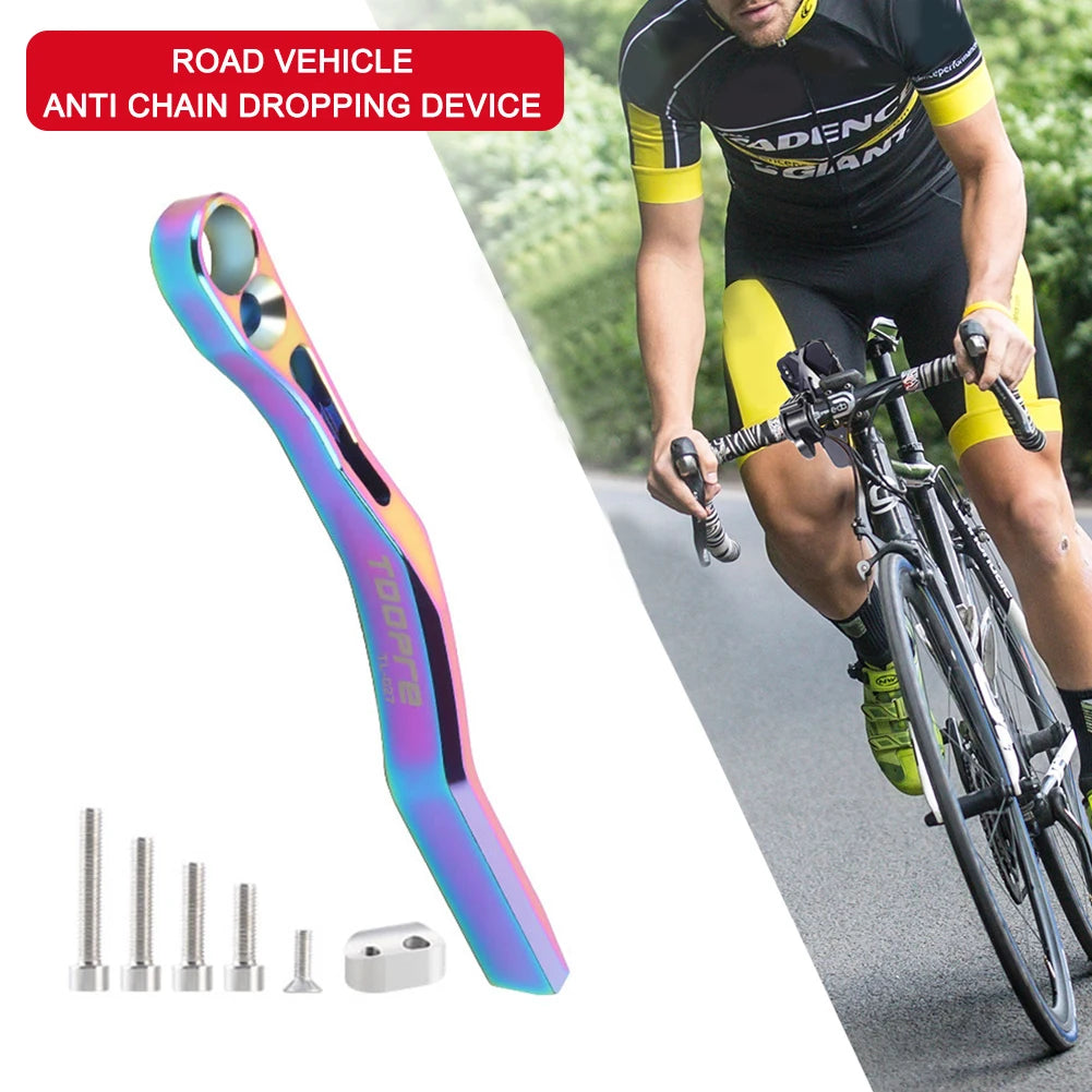 MTB Bicycle Chain Guide Drop Catcher Aluminum Alloy Road Bike Chains Protector Cycling Accessories for 34T-50T 36T-52T 39T-53T