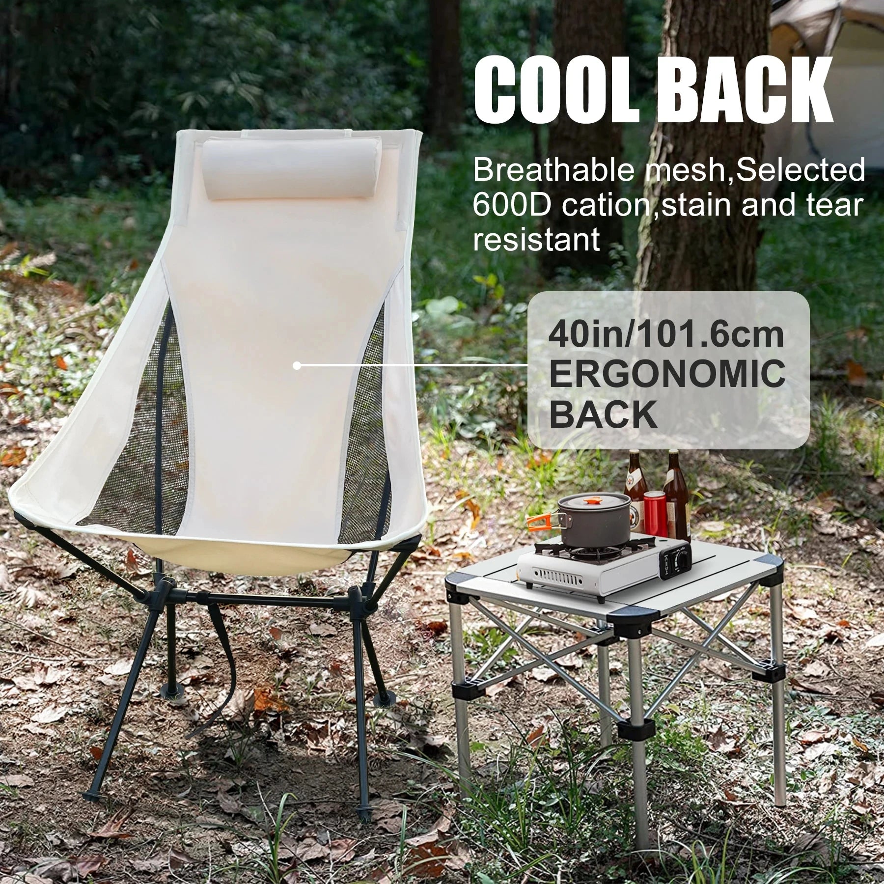 WESTTUNE Portable Folding Camping Chair