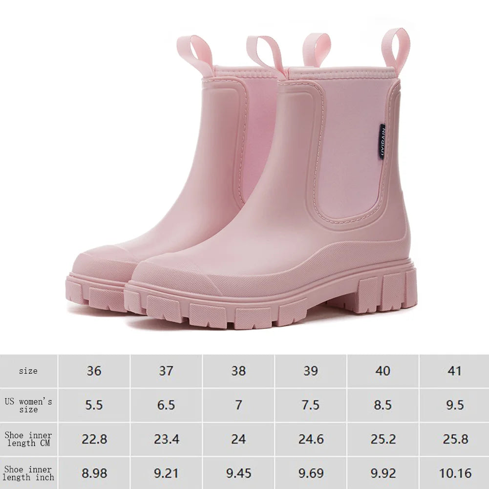 Women's Waterproof Rain Boots