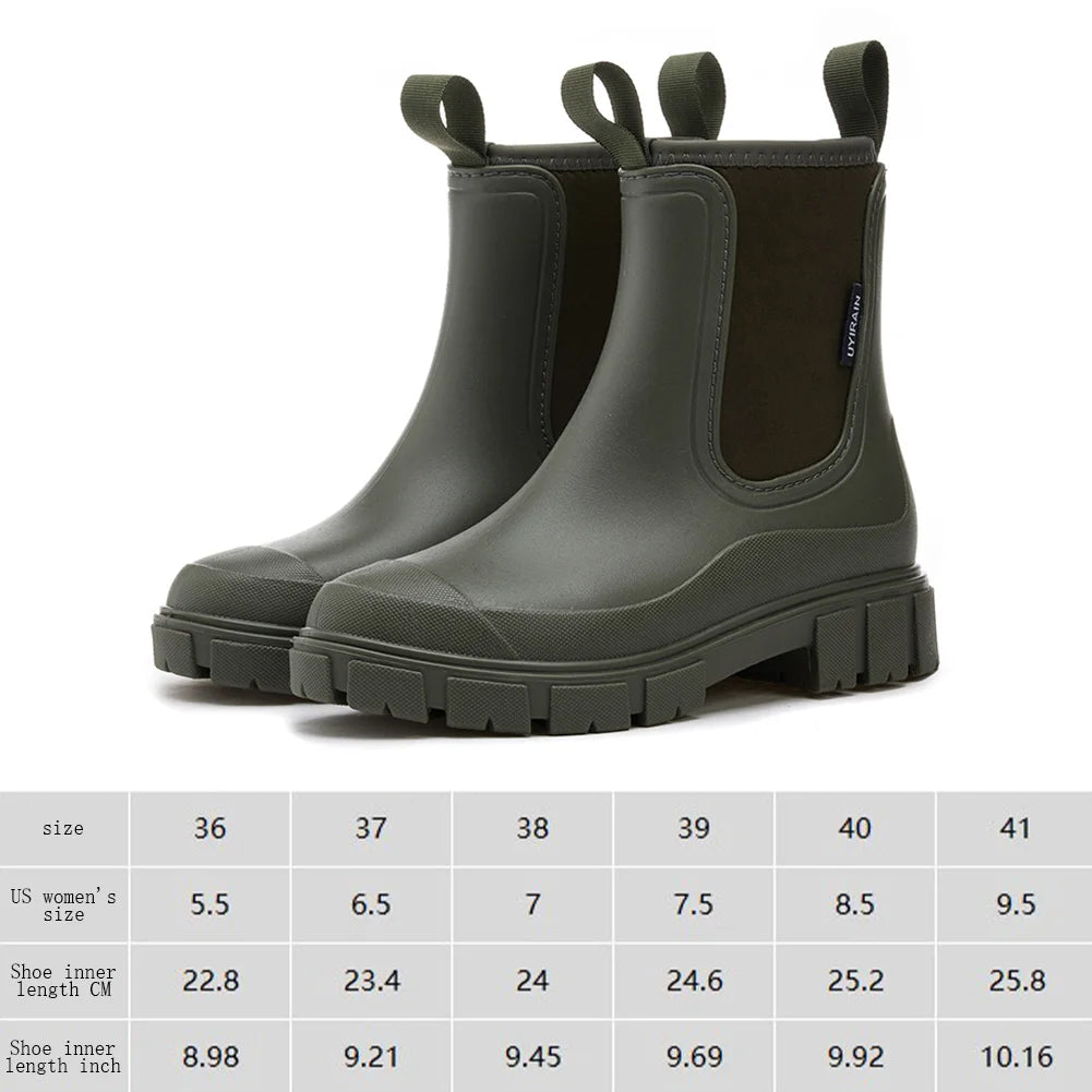 Women's Waterproof Rain Boots