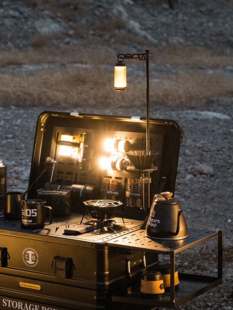 Camping Box Light Stand
