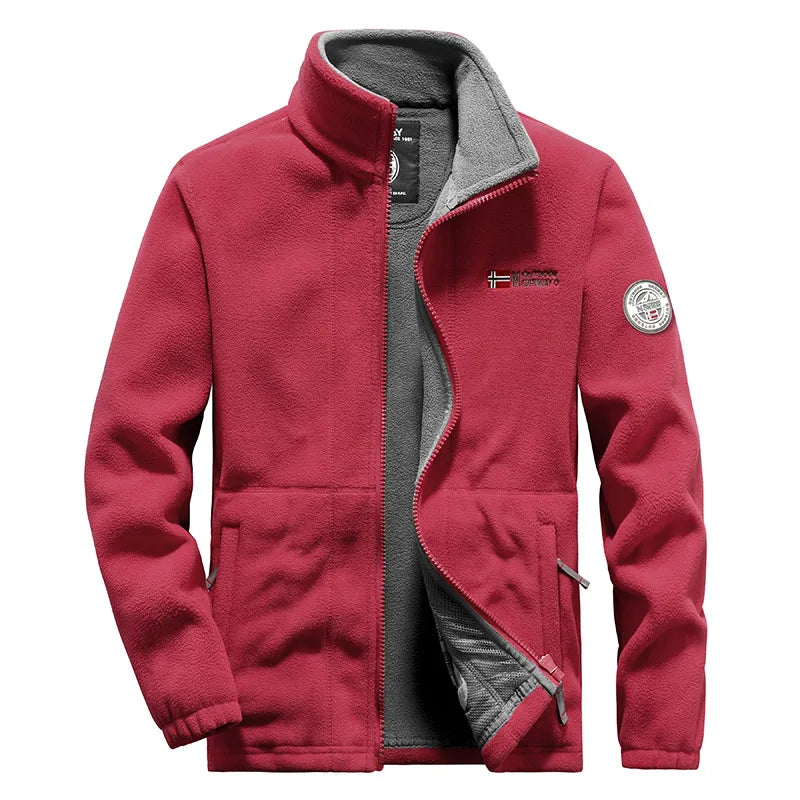 Men’s Winter Polar Fleece Tactical Jacket – Warmth, Durability, and Outdoor Performance