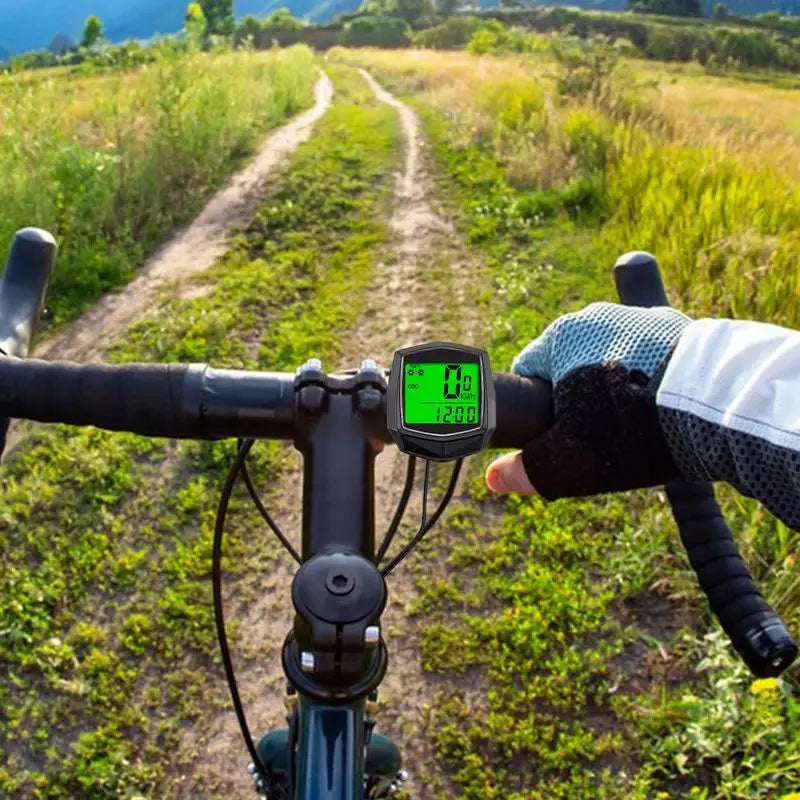 Cycling Computer Wired Speedometer Odometer Cycle Computer Bike Accessories Multi-Function Automatic Wake-Up For Mountain Road