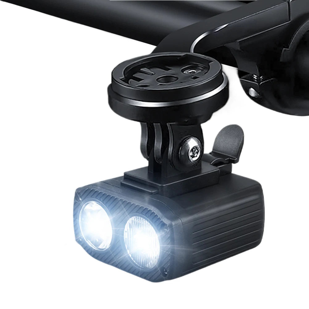 Bike Handlebar Flashlight High Beam Low Beam LED Cycling Lantern USB Charging MTB Road Bike Headlight 550LM Bicycle Accessories