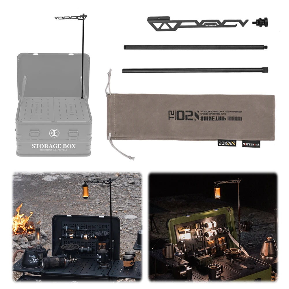 Camping Box Light Stand
