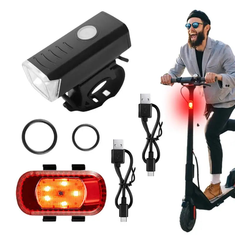 Rear Bike Light For Night Riding Headlight Bicycle Tail Light IPX5 Waterproof Bright Bicycle Rear Cycling Safety Flashlight For