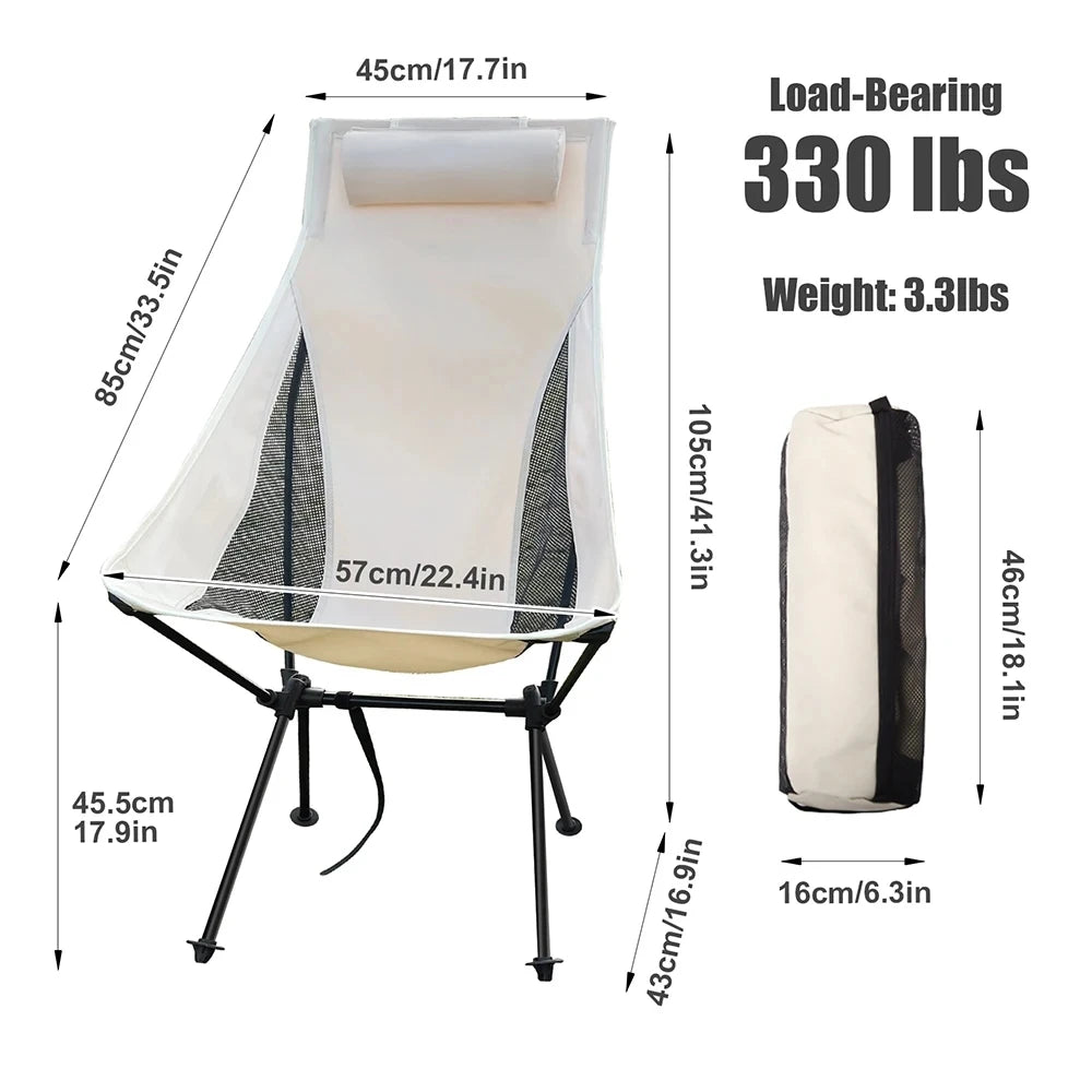 WESTTUNE Portable Folding Camping Chair