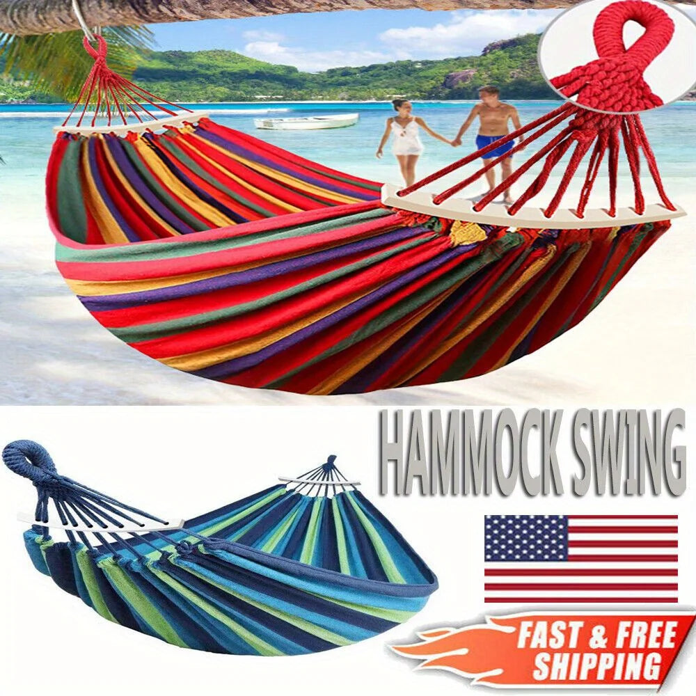 2-Person Double Camping Hammock Chair Bed