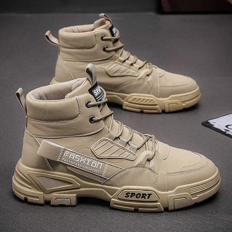 Men's Spring Leather Boots